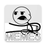 stickers de memes android application logo